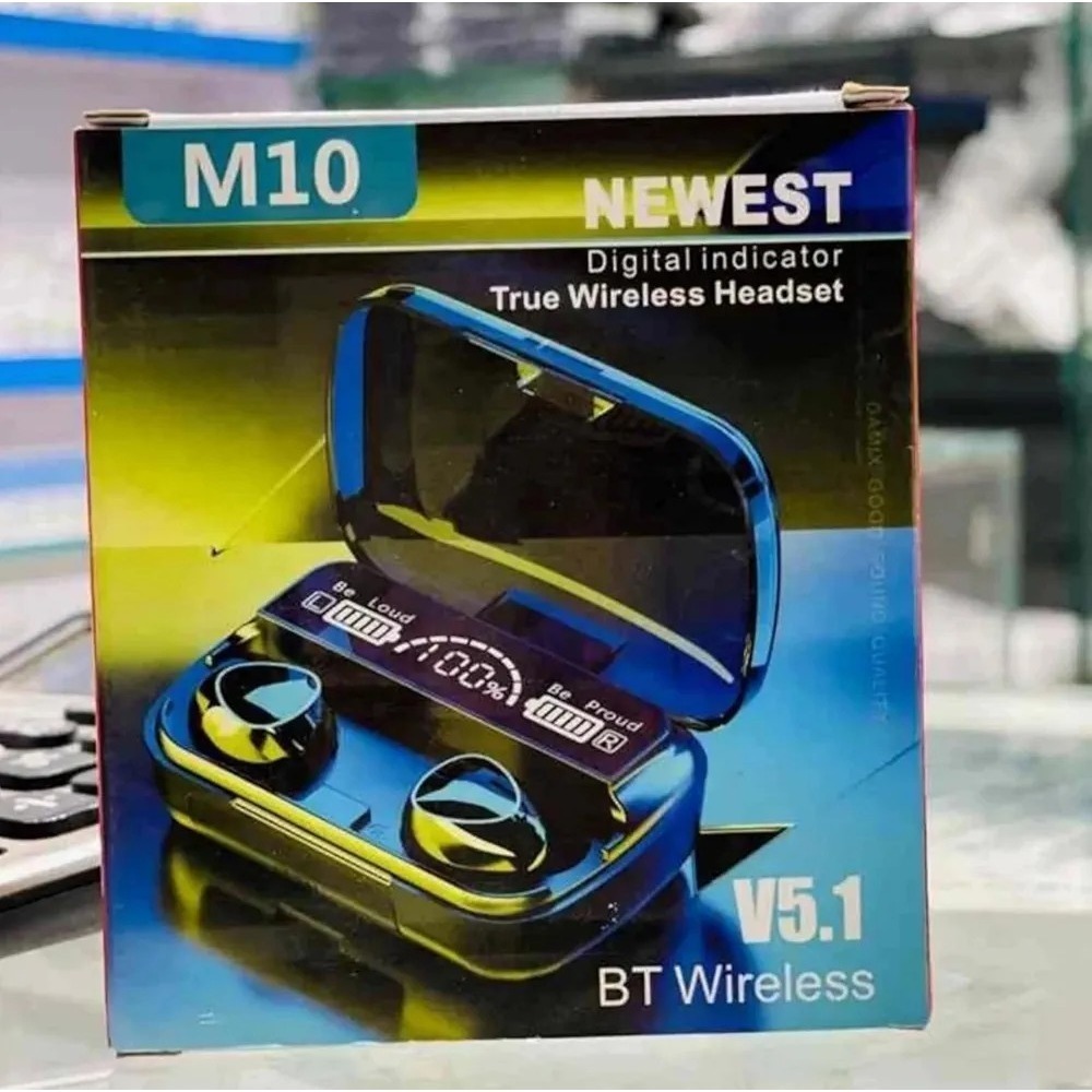 Bt Wireless V5.3 M10 True‎ Wireless Headset